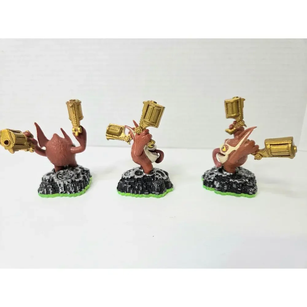 Skylanders Spyro's Adventure Trigger‎ Happy Series 1 Tech Figure Lot of 3
